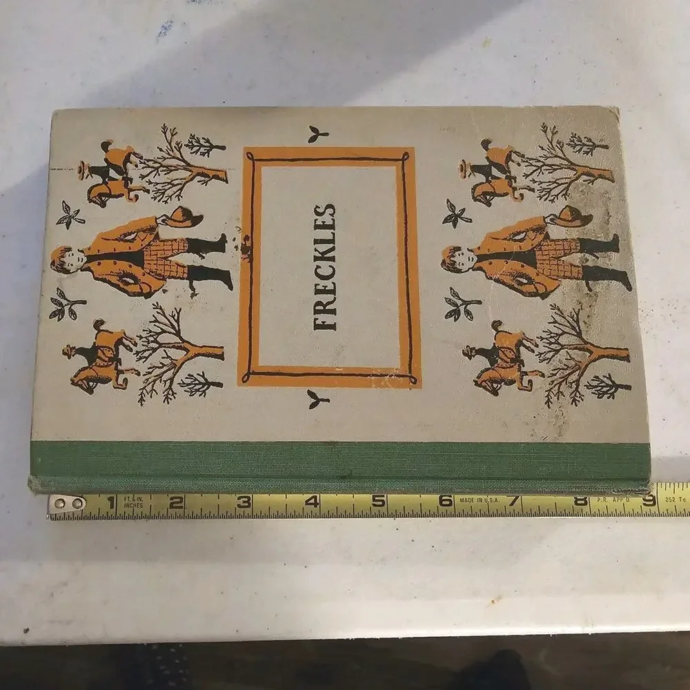 Freckles Gene Stratton-Porter 1904 Hardcover Grosset Dunlap Antique Book Fiction